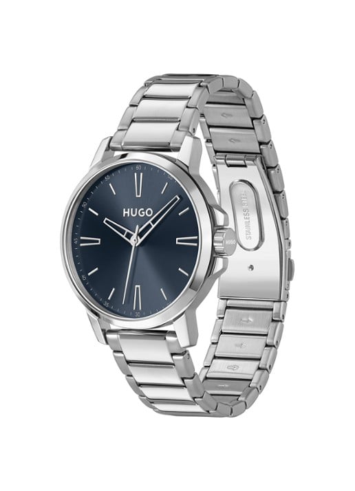 HUGO Smooth horloge HU1530419  - detail 3 zilver