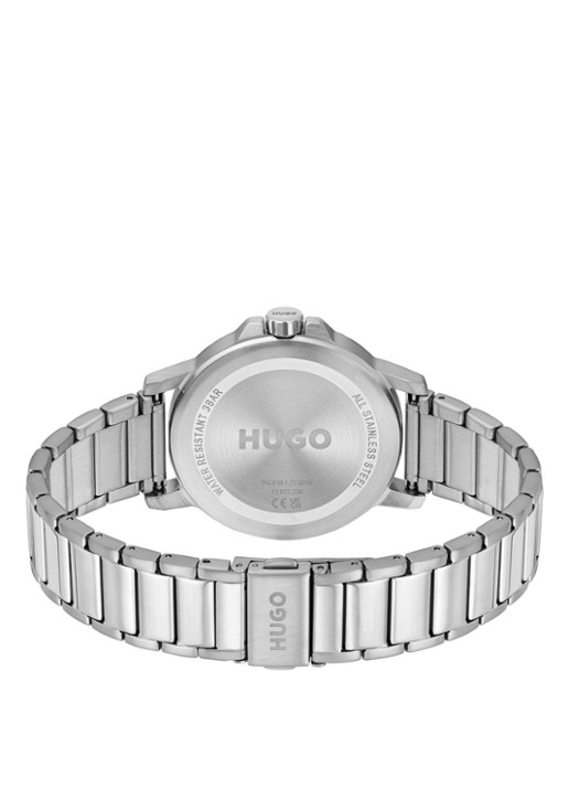 HUGO Smooth horloge HU1530419  - detail 4 zilver
