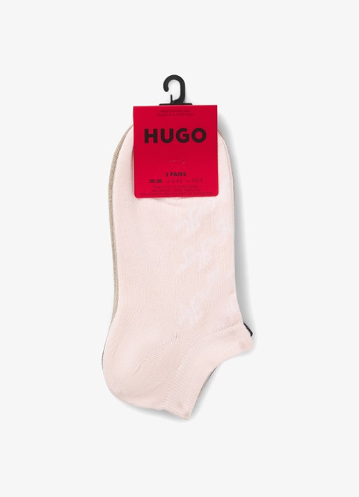 HUGO Sokken met logo 3-pack  - detail 3 multicolor