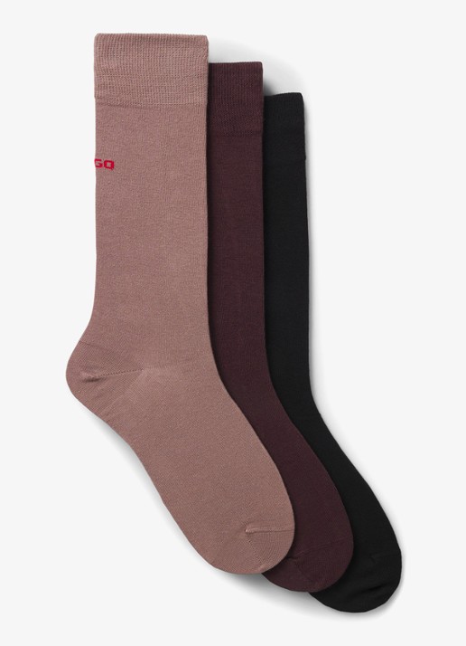 HUGO Sokken met logo in 3-pack