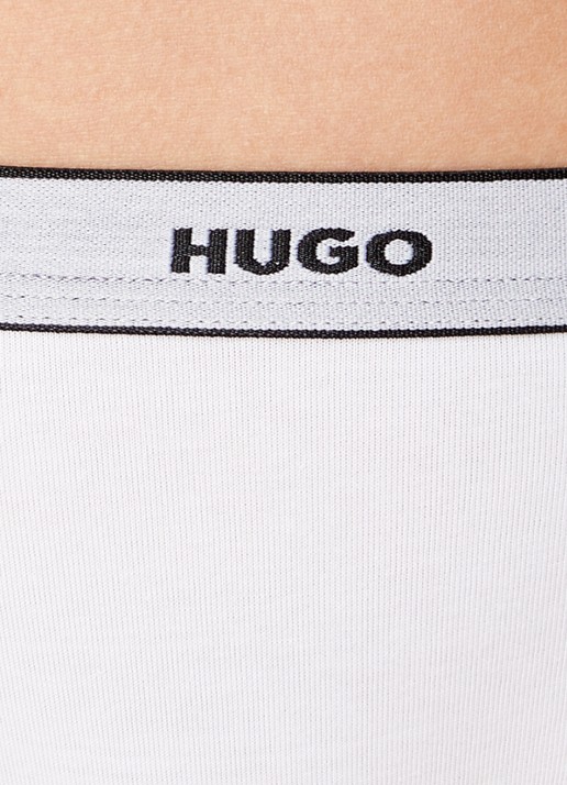 HUGO String met logoband in 3-pack - detail 2 wit