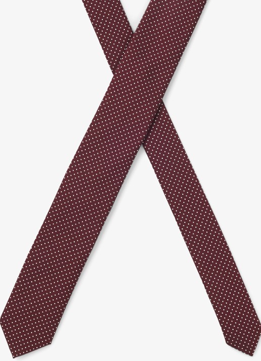 HUGO Stropdas - detail dark pink-654 / roze