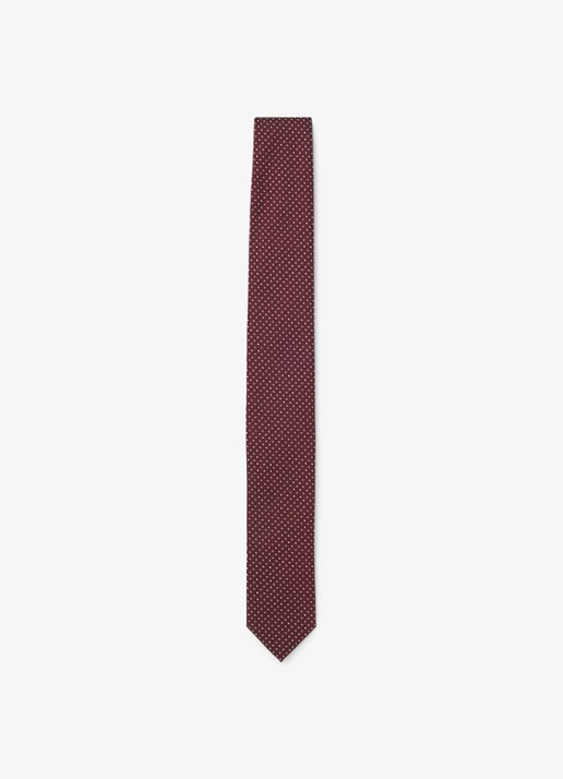 HUGO Stropdas - voorkant 4 dark pink-654 / roze