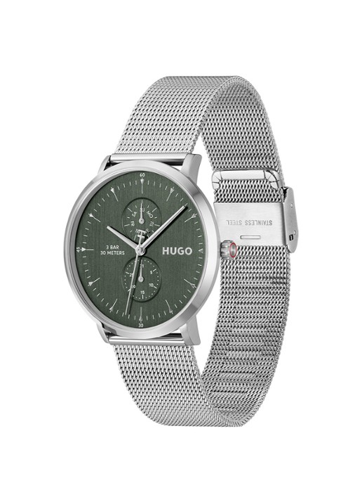 HUGO #STYLE horloge HU1530455  - detail zilver