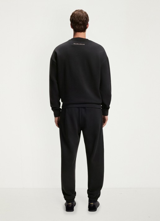 HUGO Sweater met logo - achterkant 3 zwart