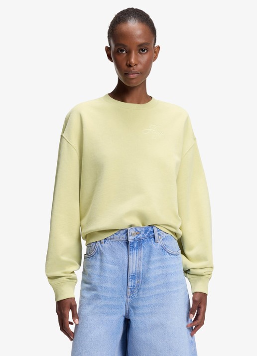 HUGO Sweater met logoborduring