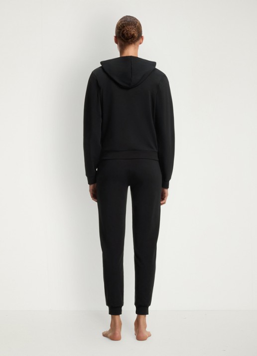 HUGO Sweatvest met capuchon - achterkant 5 zwart