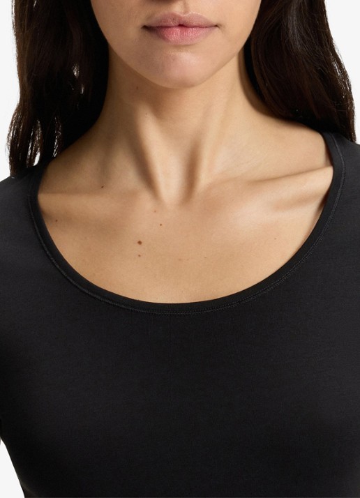 HUGO T-shirt met logo in 2-pack - detail 4 zwart