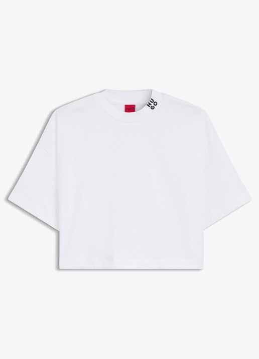 HUGO T-shirt met logo - voorkant wit