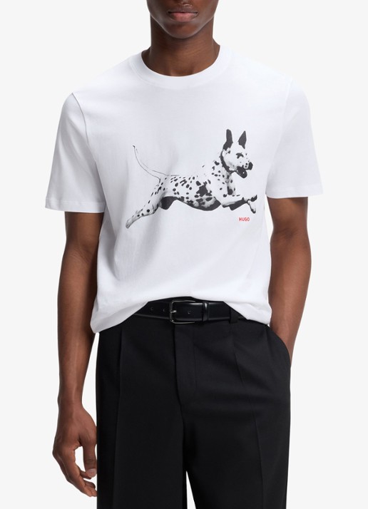 HUGO T-shirt met logoprint