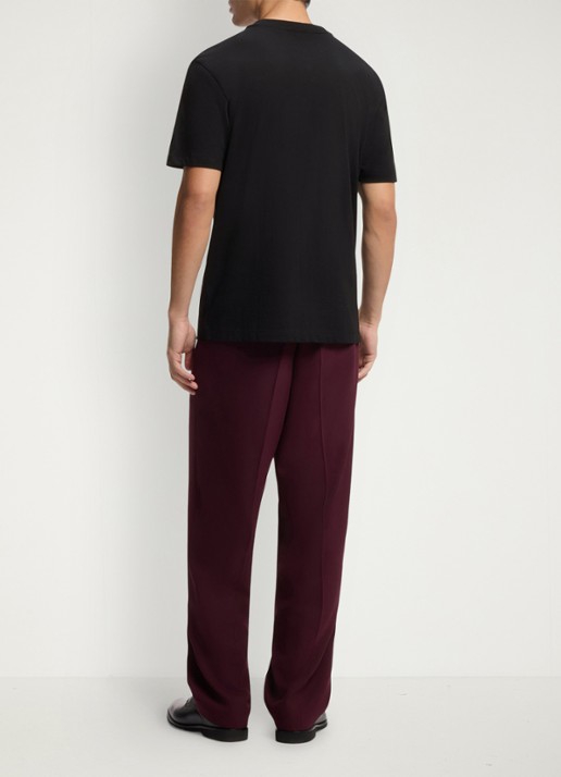 HUGO T-shirt met print - achterkant diepzwart