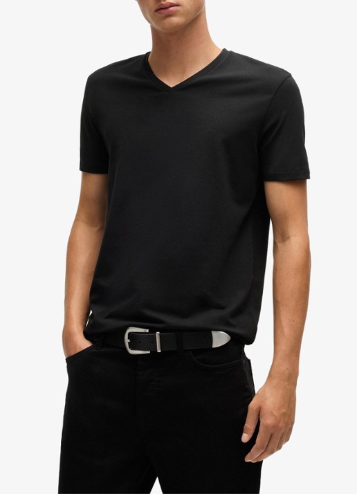 HUGO T-shirt met V-hals in 2-pack