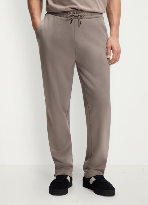 HUGO Tapered fit joggingbroek met logo