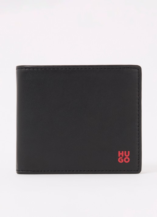 HUGO Tibby portemonnee van leer met logo