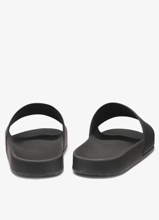 HUGO Timein slipper met logo - achterkant 5 zwart