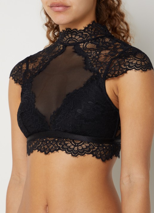 Hunkemöller Marilyn bralette met uitneembare vulling - detail 4 zwart