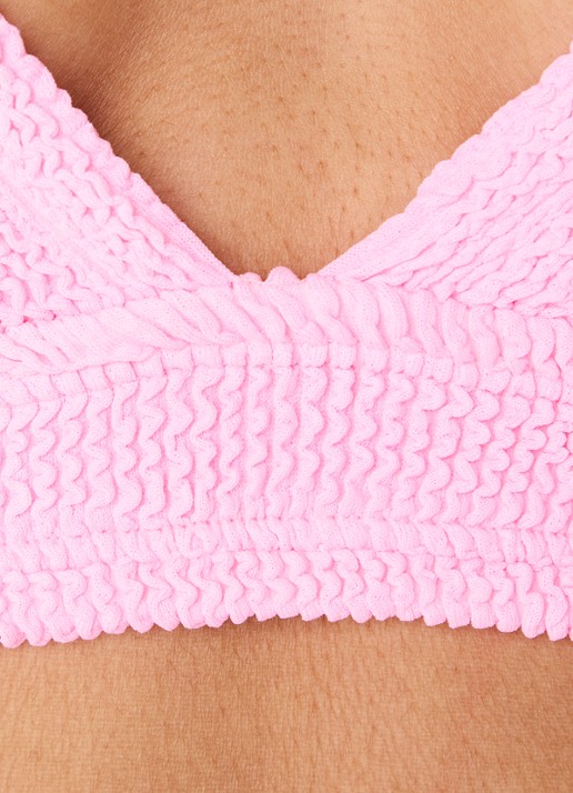 Hunza G Carla bikiniset met structuur - detail 4 roze