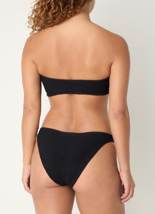 Hunza G Jean bikiniset met structuur - achterkant 5 zwart