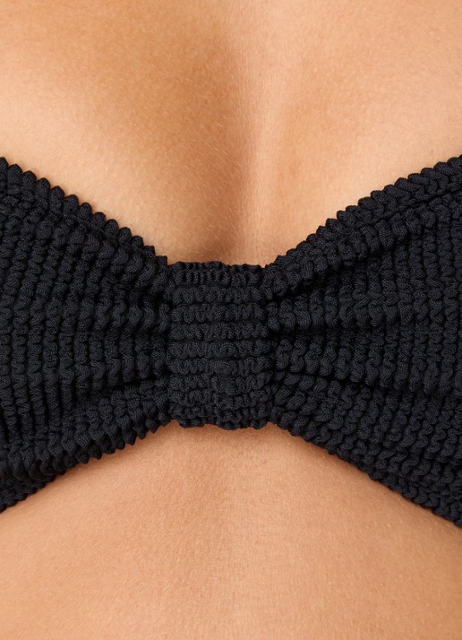 Hunza G Jean bikiniset met structuur - detail 2 zwart