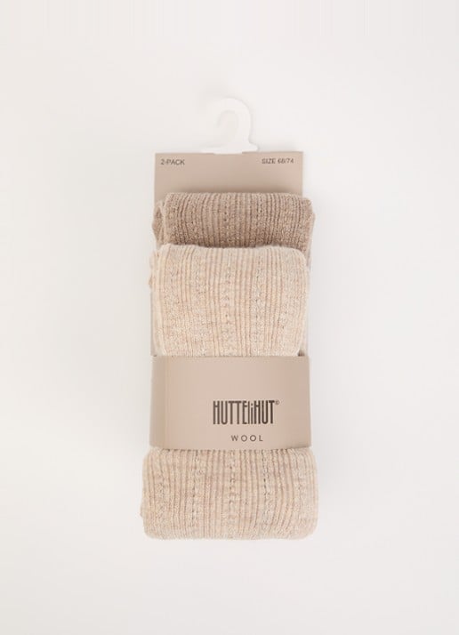 Huttelihut Gebreide maillot in wolblend