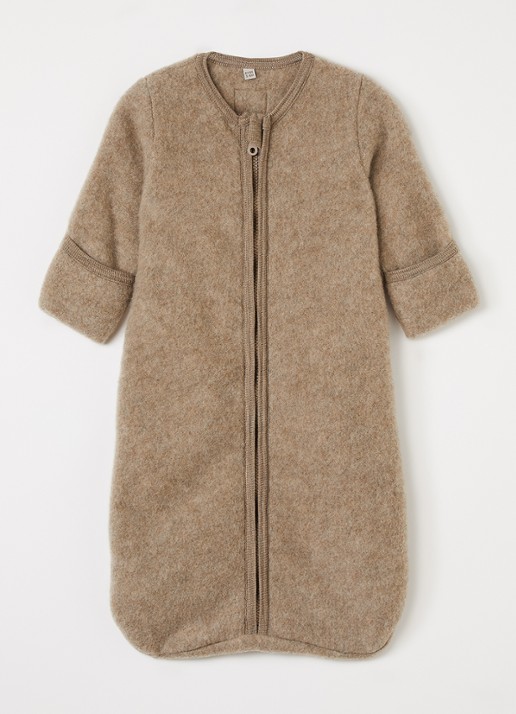 Huttelihut Trappelzak van wol - voorkant beige