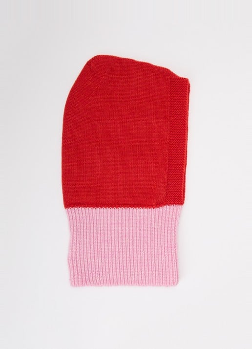 Hvid Eddy balaclava van merino wol