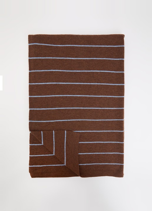 Hvid Harry wikkeldoek 95 x 70 cm - voorkant donkerbruin