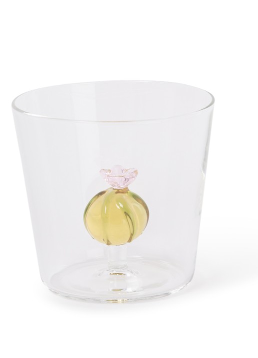 Ichendorf Milano Cactus Pink Flower waterglas 35 cl