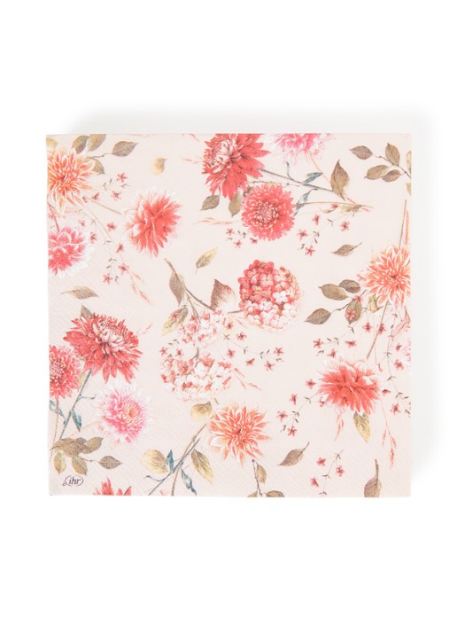 Ihr Ideal Home Autumn Bouquet servet 33 x 33 cm set van 20