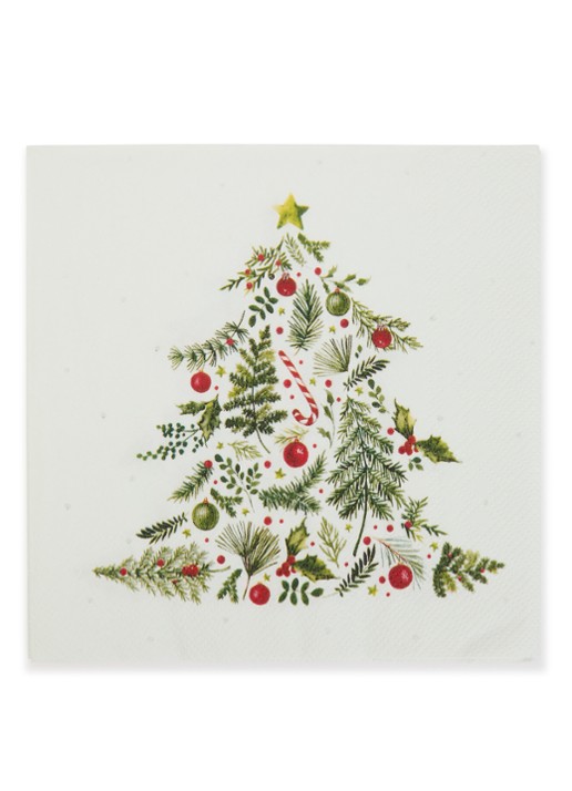 Ihr Ideal Home Christmas Branches Tree servetten 33 x 33 cm