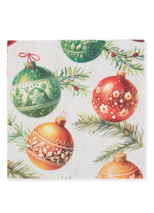 Ihr Ideal Home Christmas Bubbles servetten 33 x 33 cm
