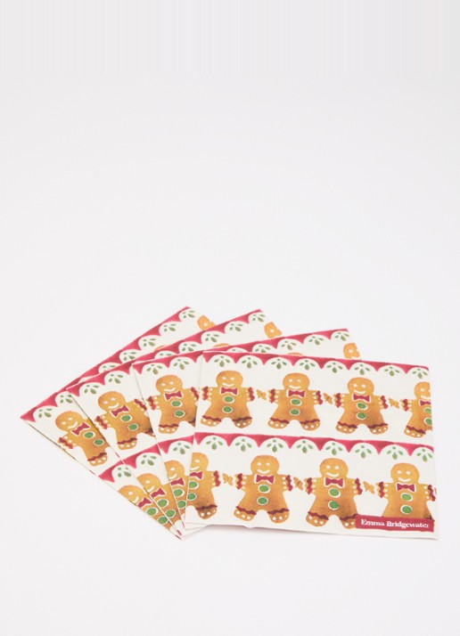 Ihr Ideal Home Gingerbread servetten 33 x 33 cm - voorkant 2 creme