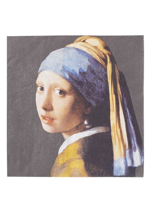 Ihr Ideal Home Girl With Pearl Earring servetten 33 x 33 cm