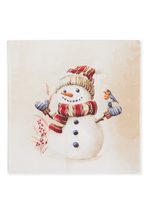 Ihr Ideal Home Oscar The Snowman servetten 33 x 33 cm