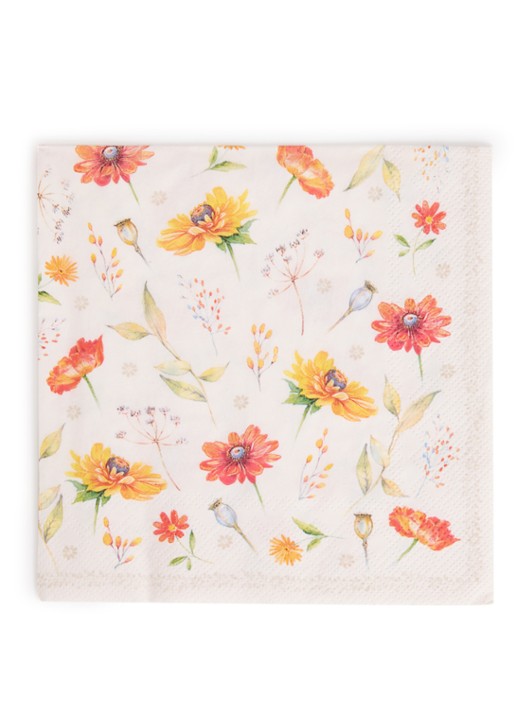 Ihr Ideal Home Soft Sunset Flowers servetten