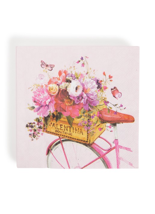 Ihr Ideal Home Velo Rose servet 33 x 33 cm set van 20