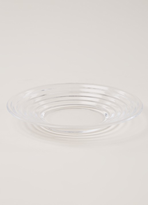 Iittala Aino Aalto gebaksbordje 17 cm - detail 2 transparant