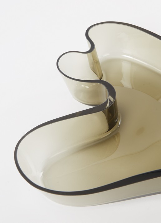 Iittala Alvar Aalto schaal 19,5 cm - voorkant 2 grijs