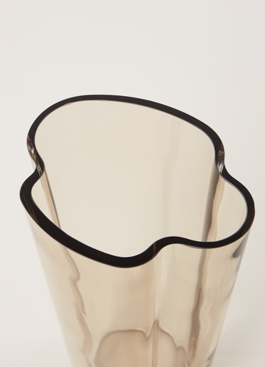 Iittala Alvar Aalto vaas 22 cm - detail 3 bruin