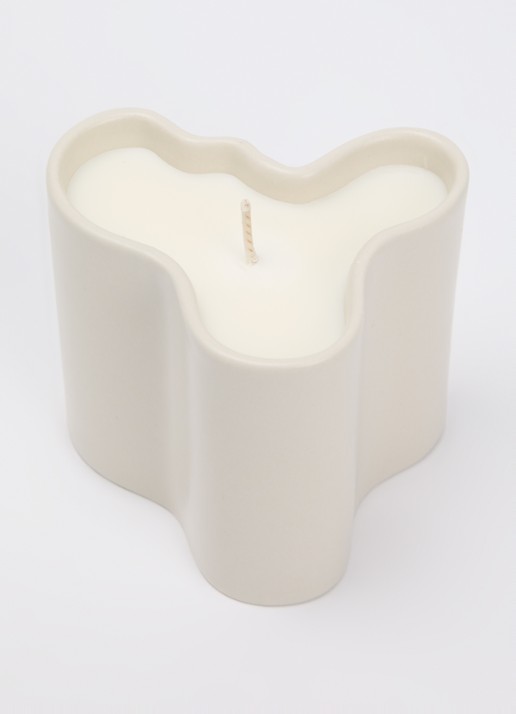 Iittala Alvar Aalto Zand geurkaars 405 gram - voorkant 2 beige