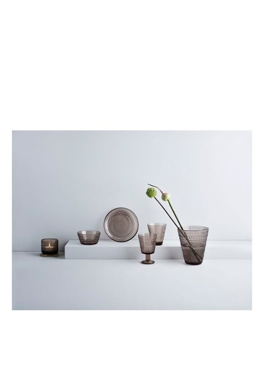 Iittala Kastehelmi drinkglas 30 cl set van 2 - voorkant 2 bruin
