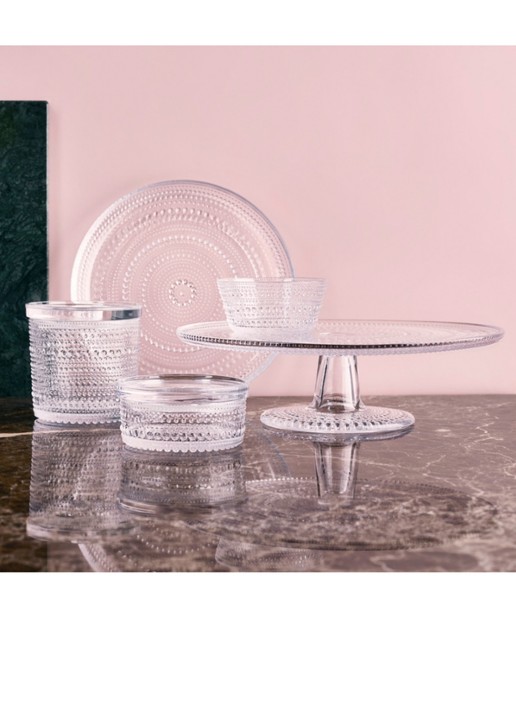 Iittala Kastehelmi kom 11 cm - voorkant 3 transparant