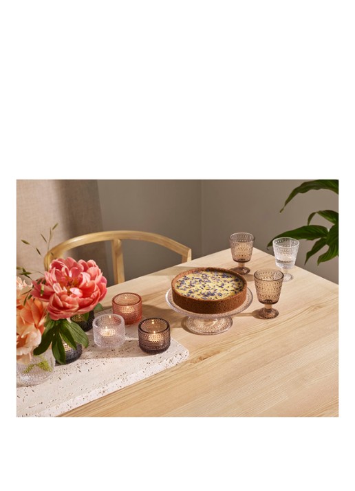 Iittala Kastehelmi waxinelichthouder 6,4 cm - voorkant 2 bruin