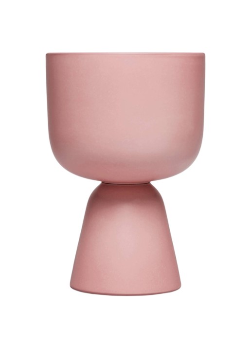 Iittala Nappula bloempot 23 x 15,5 cm - voorkant roze