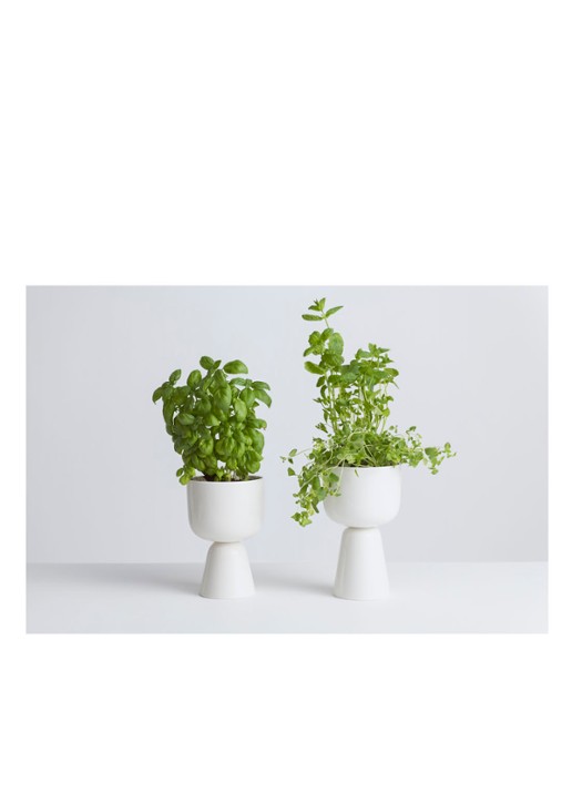 Iittala Nappula bloempot van keramiek voor binnen Ø15,5 cm - detail 2 wit