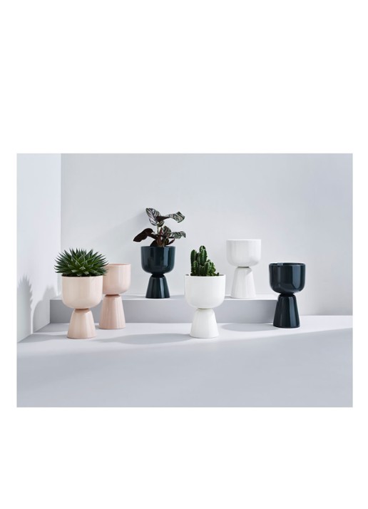 Iittala Nappula bloempot van keramiek voor binnen Ø15,5 cm - detail 3 wit