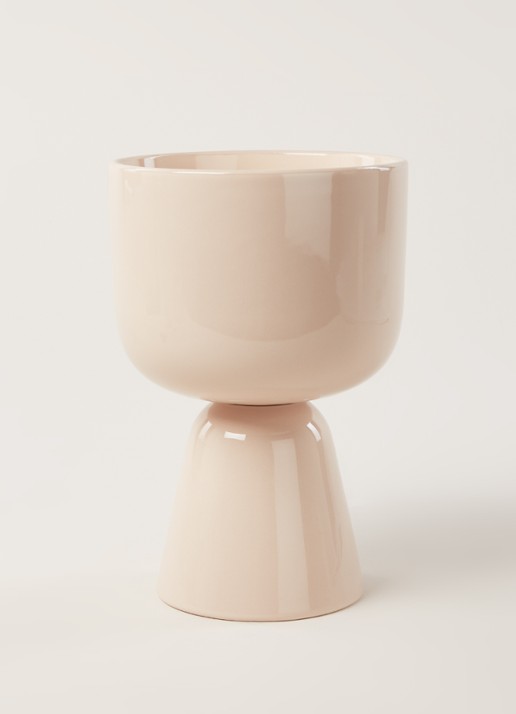 Iittala Nappula bloempot van keramiek voor binnen Ø15,5 cm - voorkant 3 creme