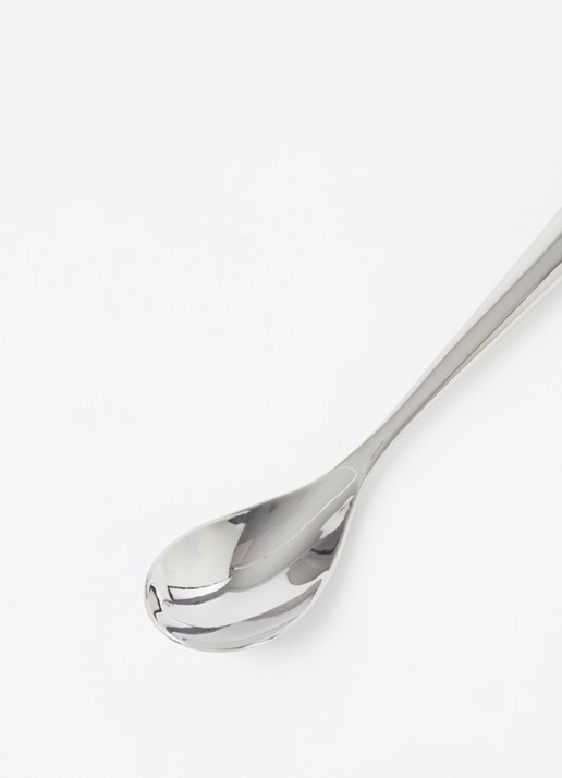 Iittala Piano dessertlepel 16,5 cm - voorkant 2 zilver