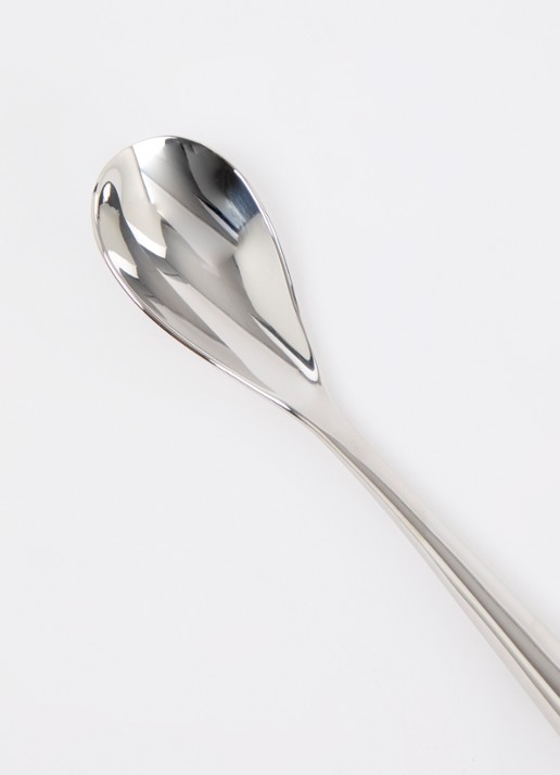 Iittala Piano koffielepel  - voorkant 2 zilver