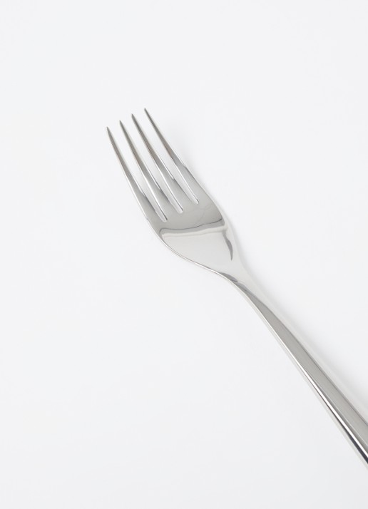 Iittala Piano vork 20 cm - voorkant 2 zilver